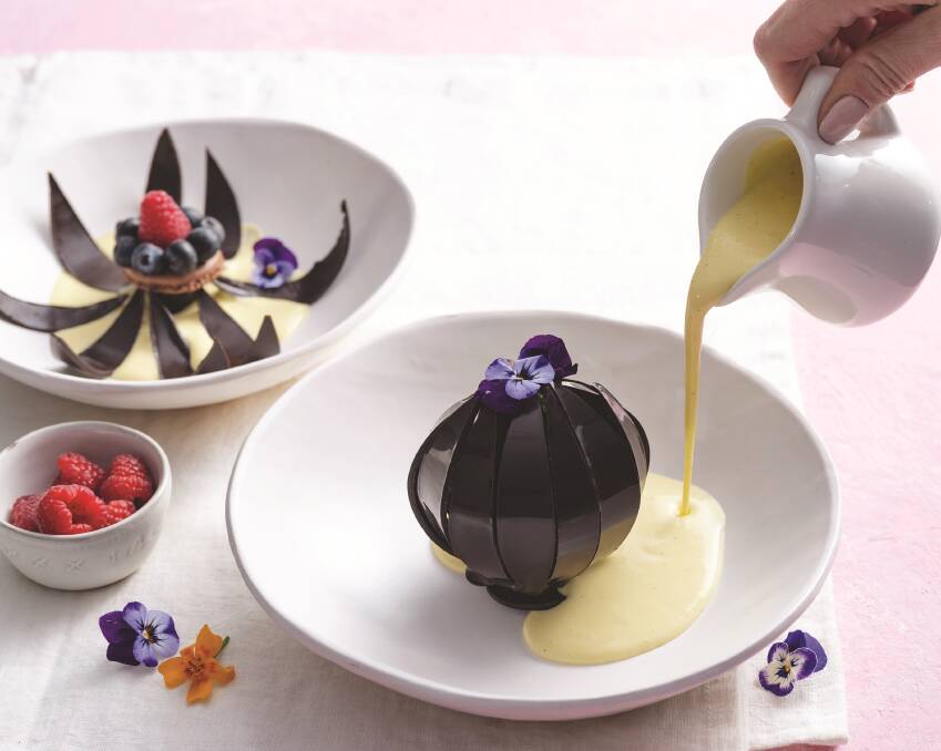 Magic chocolate flower. Picture: Supplied