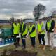 DIG IN: Dave Layzell MP with Muswellbrook South Public School
Upgrade Project Director Robert Ghaly, Project Manager Michael Trajkov, School
Infrastructure Project Officer Mina Ibrahim and Matt Tuttle, Project Manager for
construction contractor FKG Group.