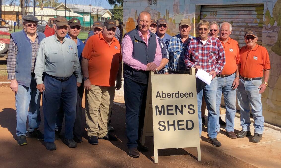 Aberdeen Men's Shed receives little windfall