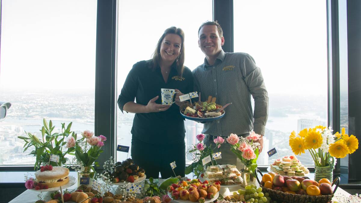 Biggest Morning Tea Ambassadors Annie and Jason Chesworth from Hunter Belle Dairy