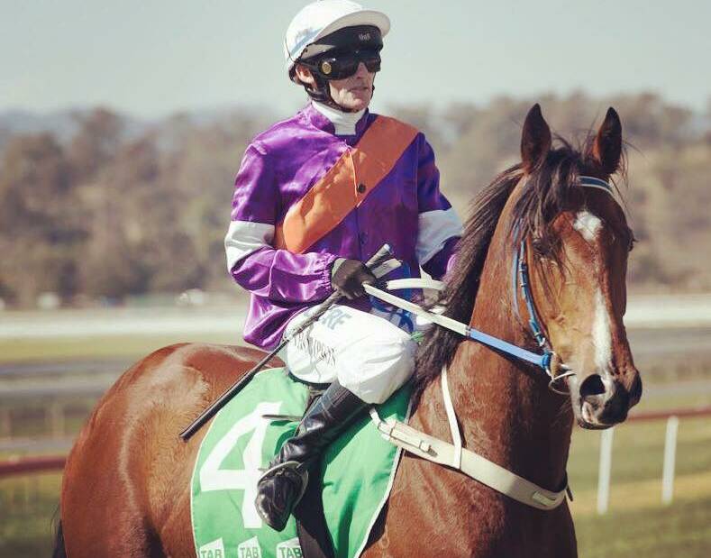 Robert Thompson aboard Silent Jack at Muswellbrook in August. Pic: KATRINA PARTRIDGE PHOTOGRAPHY