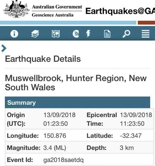 It’s an area with known faults, says Geoscience Australia