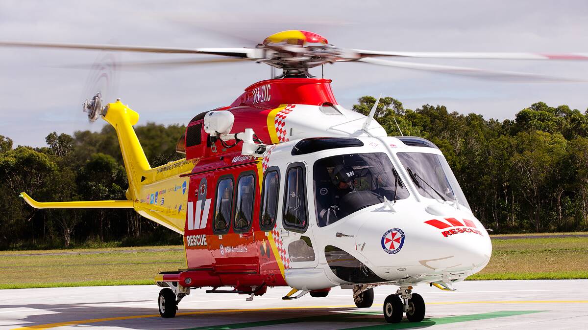 Westpac Rescue Helicopter called to Liddell Power Station accident