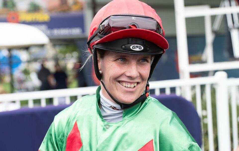 WINNERS ARE GRINNERS: Muswellbrook jockey Samantha Clenton enjoyed success on board Mr Polar at her home track on Sunday. Pic: KATRINA PARTRIDGE PHOTOGRAPHY