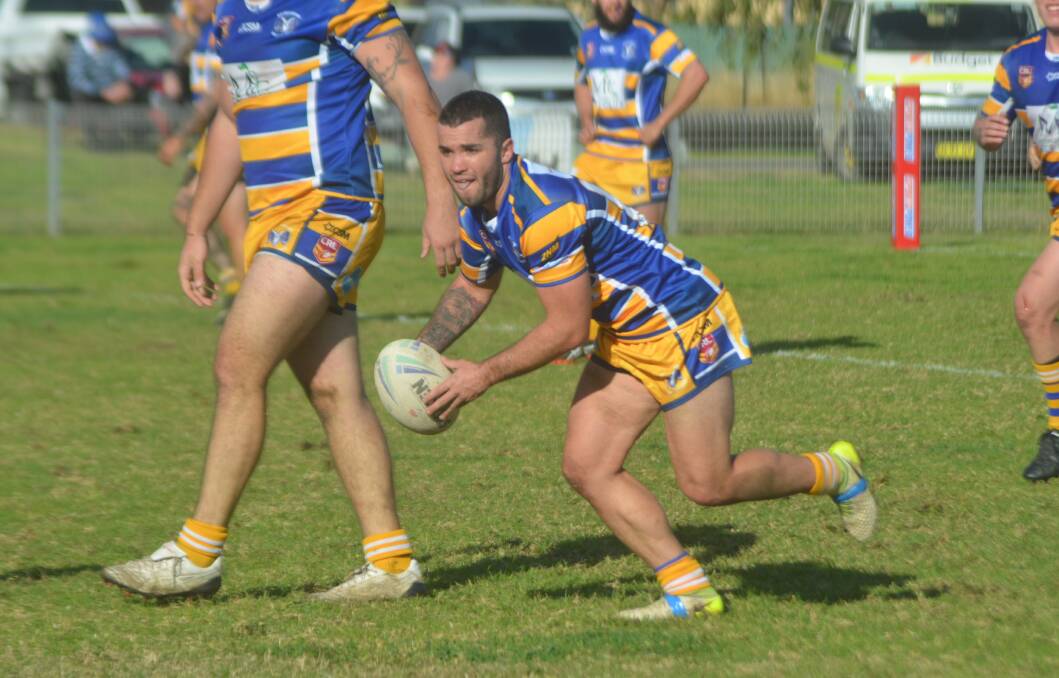 PLAYERS' PLAYER: Muswellbrook Rams newcomer Mick Henry looked sharp in his second first grade appearance for the club.