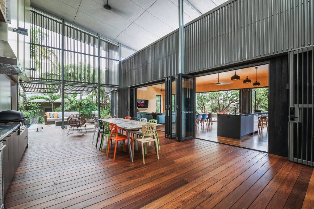 THE ENTERTAINER: Cooinda House has been designed with plenty of space for when the entire family comes together. Photos: Matthew Gianoulis. 