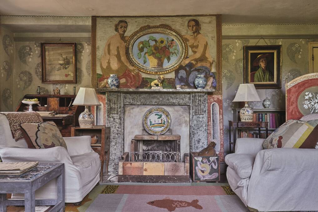 PICTURE PERFECT: The Charleston farmhouse was decorated by 20th century artists collectively known as the Bloomsbury set, who illustrated how something old can be transformed. Photo: Gavin Kingcome