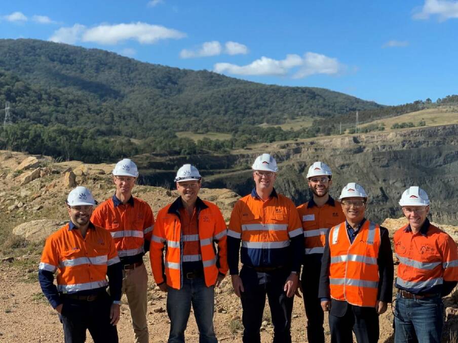 NEARING COMPLETION: AGL and Idemitsu teams in July 2019 when they signed the Memorandum of Understanding to investigate the feasibility of the proposed Bells Mountain pumped hydro facility. Photo: Supplied by AGL and Idemitsu