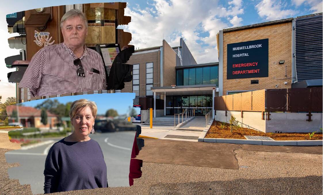 HEALTH SECURITY: One Nations candidate for the Upper Hunter Dale McNamara and Shooters Fishers and Farmers candidate Sue Gilroy have been campaigning for upgraded services at Scone and Muswellbrook (pictured) hospitals. 