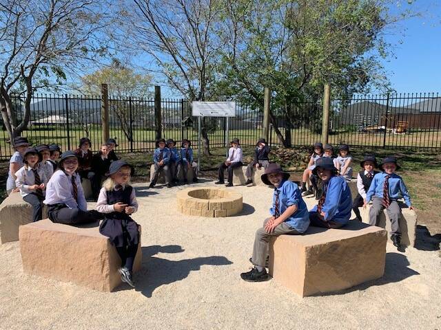 NEW ADDITION: Students at St James Primary School will get the opportunity to connect at the newly built Yarning Circle.