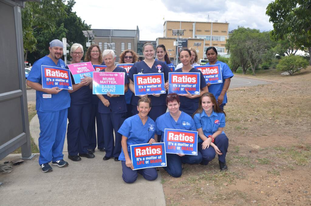 HEALING HANDS: Nurses across the state, including those at Muswellbrook District Hospital, are calling for better ratios ahead of the upcoming election.