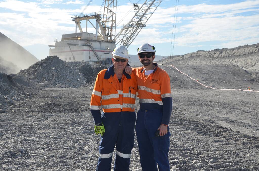 FAMILY AFFAIR: Peter and David Constable have been working together for 14 years during the former's five-decade tenure.