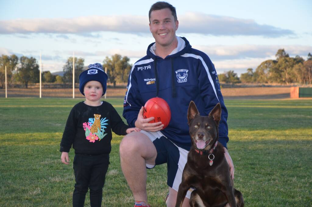 FINALS FAMILY: All members of Cameron Benkovic's family are football mad and looking forward to the game this weekend.