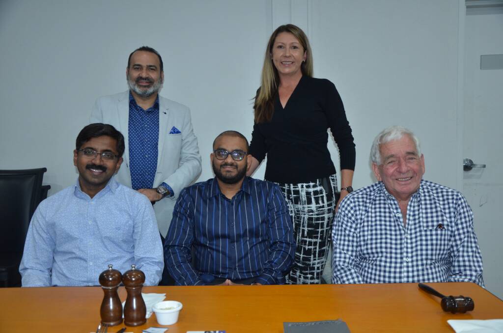 HOPING FOR BETTER: Dr Joe Paul, Dr Noman Jawaad, Dr Ahmed Jalal, Justine Cooper and Muswellbrook Rotary Club president John Hobden are campaigning for better mental health support in the area.