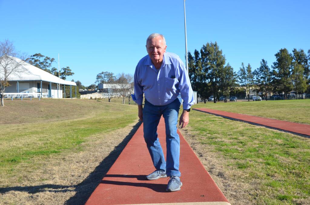 READY, SET, GO: Malcolm Ogg is hoping to deliver a stable future for the Muswellbrook Amateur Athletics Club.