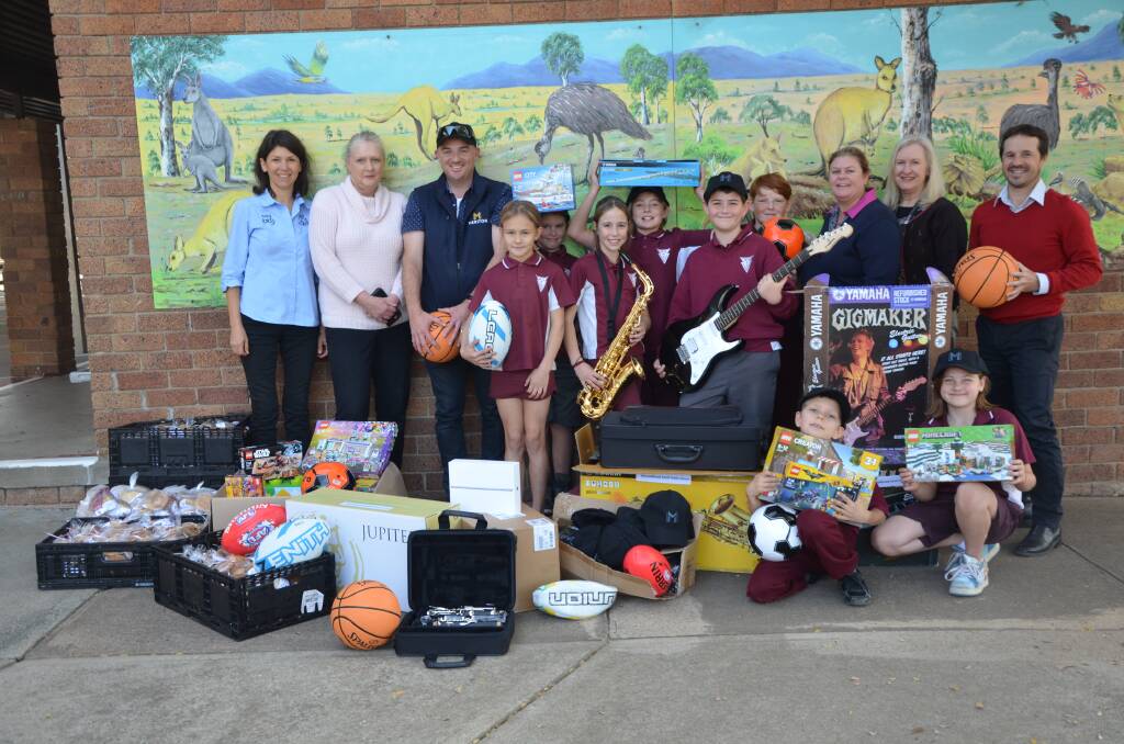 AWESOME AID: Muswellbrook South Public School enjoyed the donation from Rural Aid, who were helped by Meriton and the Upper Hunter Conservatorium of Music.