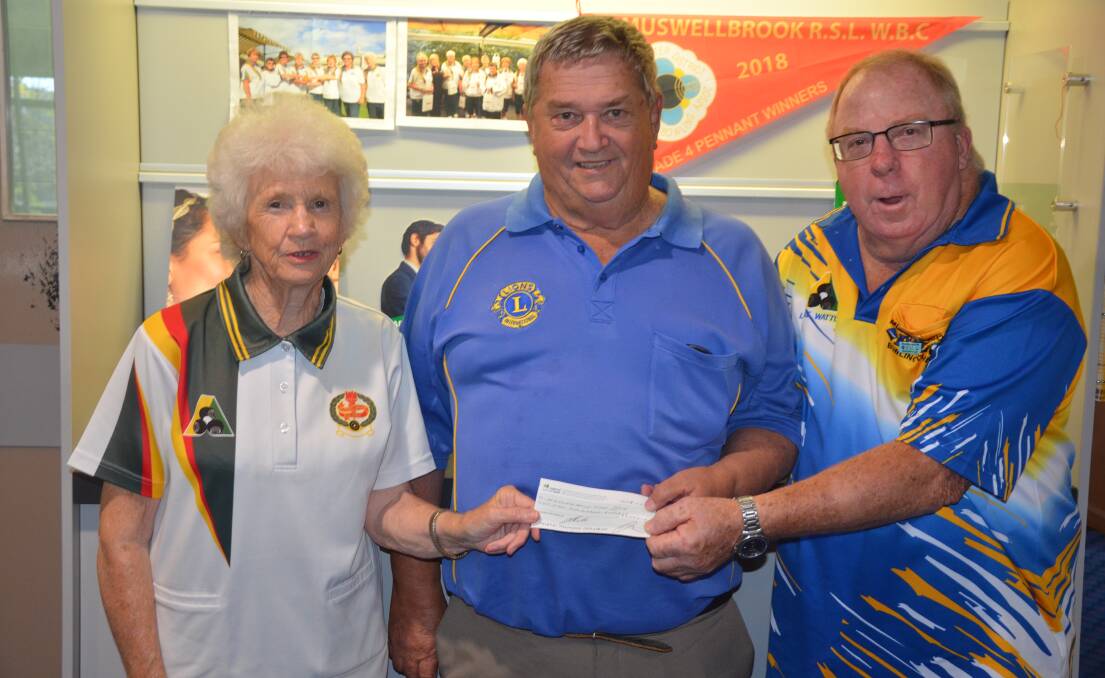 Lions Club bowled over by generosity
