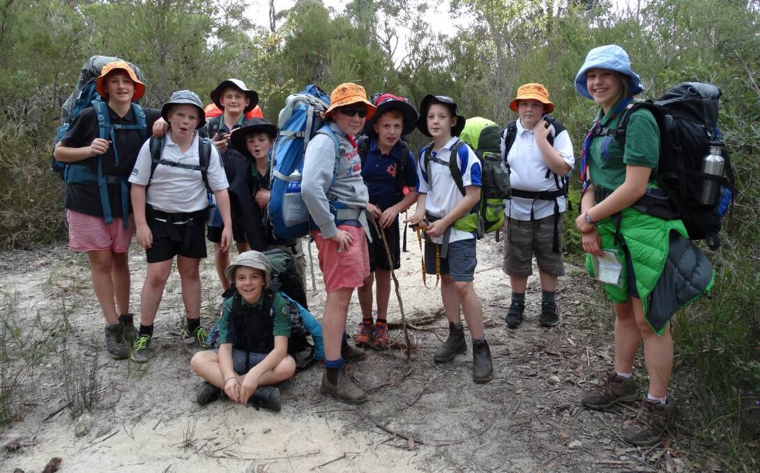 ADVENTURES: The Hunter Valley District Scouts enjoying one their many skill-building activities.