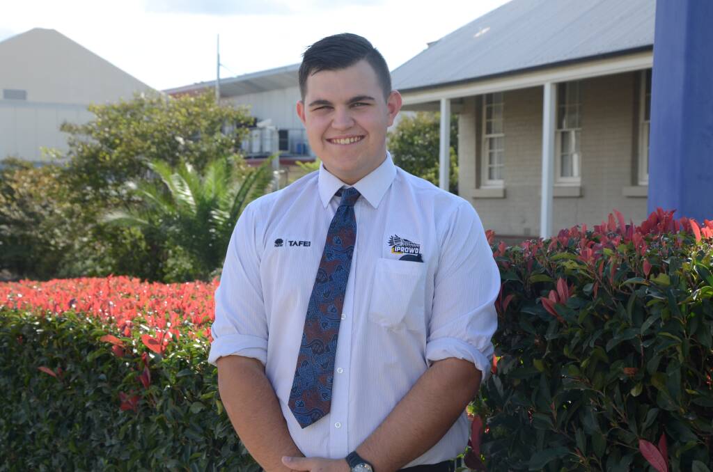 POLICE PRACTICE: Kale Johnson is hoping his time in IPROWD will help with his dream of becoming a police officer.