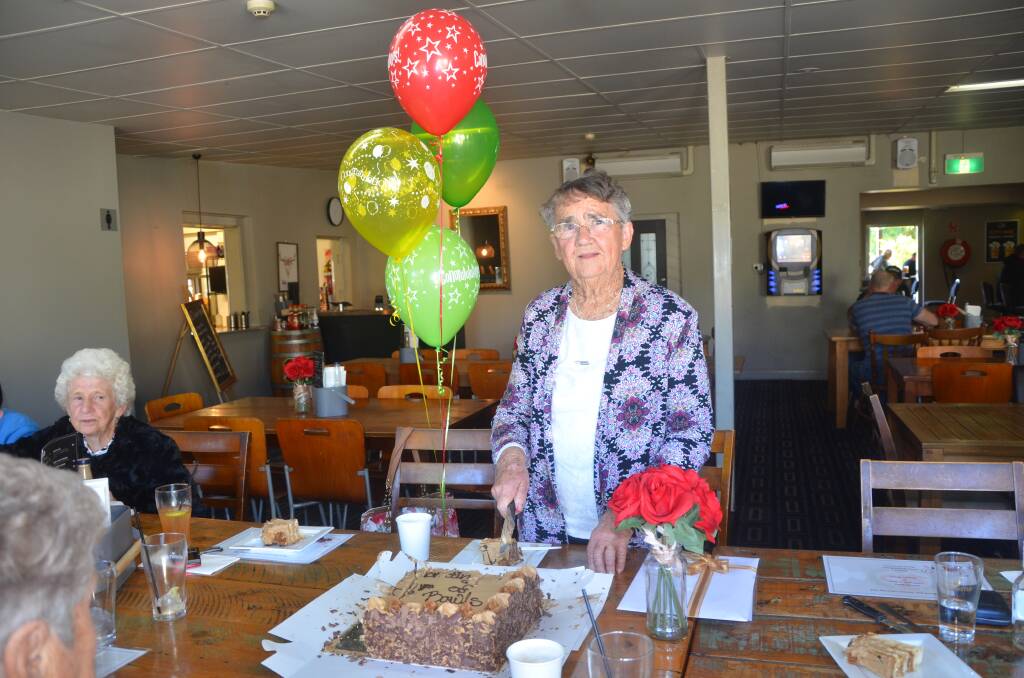RECORD BREAKER: Dorothy Moore is celebrating an outstanding 52 years with the Muswellbrook RSL Women's Bowling Club.