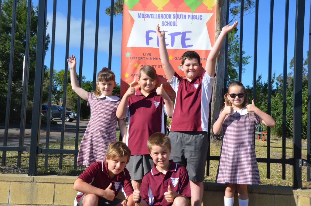 FETE FUN: Elsie Foot, Brayden Dever, Riley Jeans, Jacinda Dever, Leyhton Carroll, Tzion Kamstra are looking forward to this year's fete.