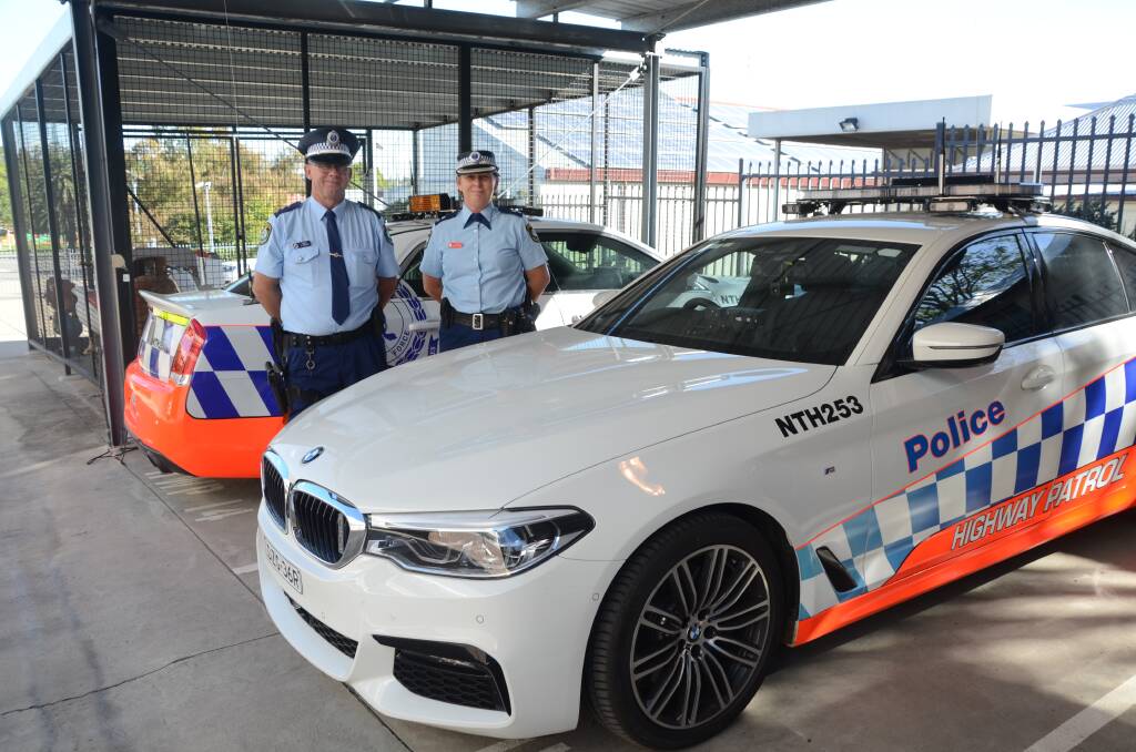 STAY SAFE: Acting inspector Brett Gruber and acting Hunter Valley Police District commander superintendent Joanne Schultz are hoping for a safe long weekend.
