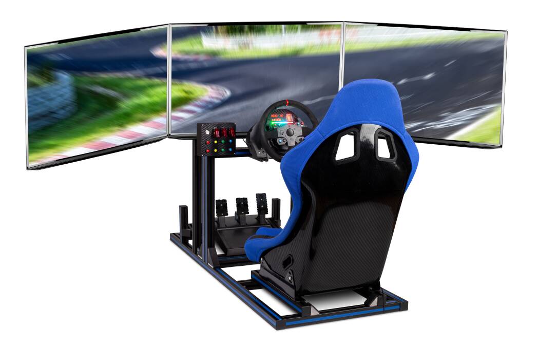 SIM RIG: E-sports is doing its part in keeping motorsport alive. 
