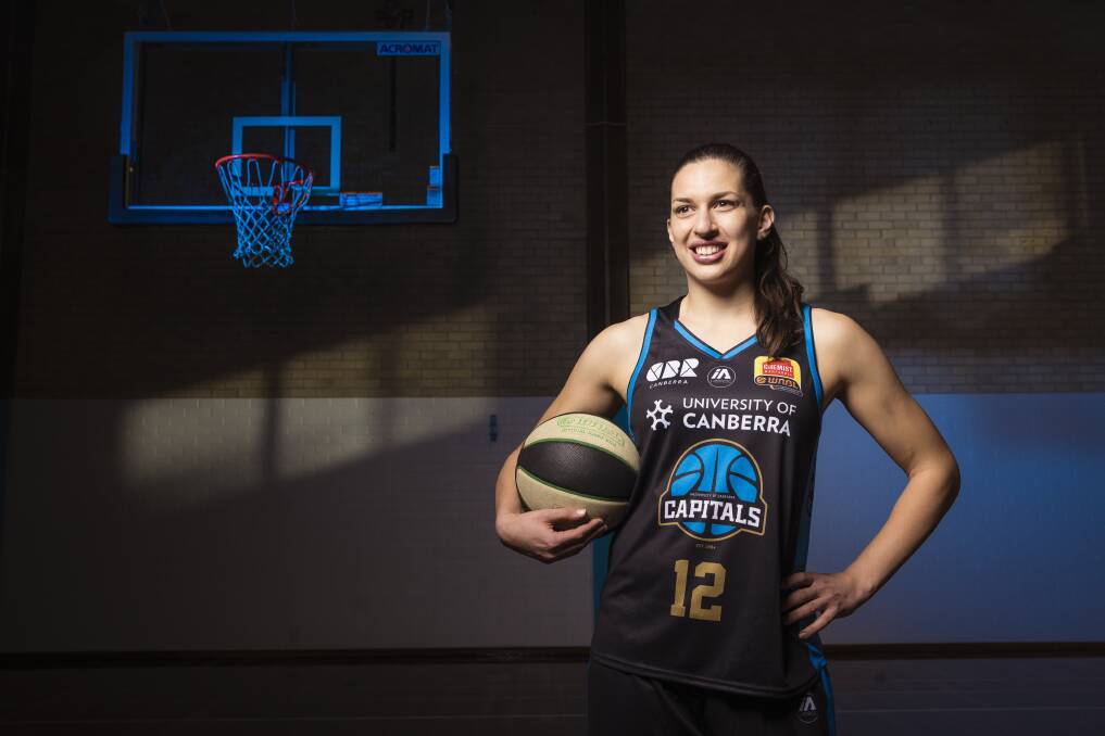 Marianna Tolo will give the Canberra Capitals a giant boost for round two. Picture: Sitthixay Ditthavong