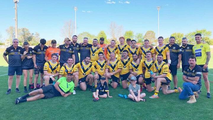 DECIDER: Cessnock after Saturday's semi-final win over Wests at Maitland. Picture: Facebook via Newcastle RL