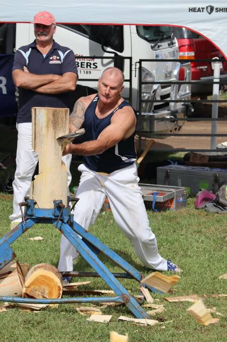 SHOWTIME: The Upper Hunter Show returns to Muswellbrook Showground March 18-19. The woodchopping will be held from 1pm on Saturday.