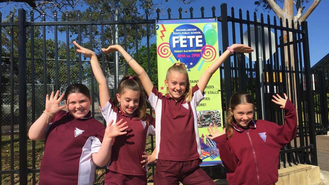 BIG EVENT: Paige Matthews, Summah Lloyd, Ebony Andersen, and Josie Galvin are excited about the 2017 MSPS School Fete.