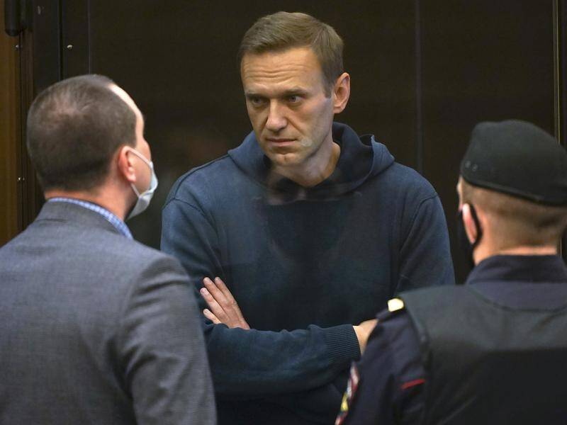 A court in Moscow has sentenced Kremlin critic Alexei Navalny to three and a half years in jail.