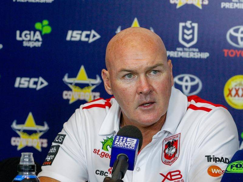 St George Illawarra coach Paul McGregor has fears for the NRL career of Dragons' star Jack de Belin.