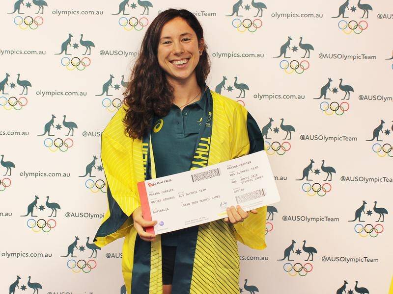 Modern pentathlete Marina Carrier will represent Australia at Tokyo 2020 after a huge slice of luck.