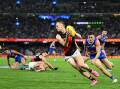 Beating the Western Bulldogs has given Essendon a timely confidence boost. (James Ross/AAP PHOTOS)