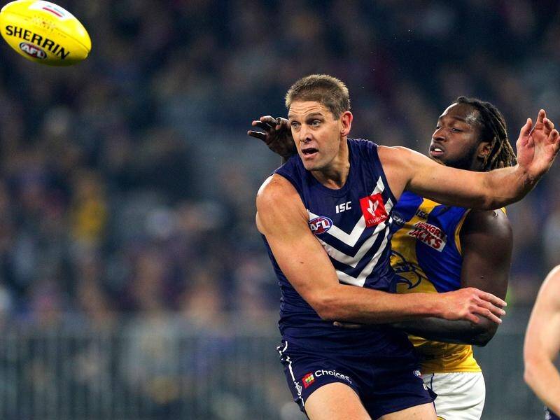 Fremantle have brought in Aaron Sandilands (left) to end their four-match losing AFL run.
