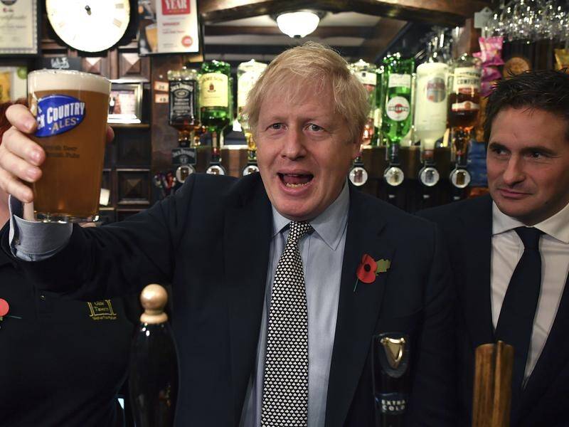 Boris Johnson says the 'groundhoggery of Brexit' will end if he wins next month's election.
