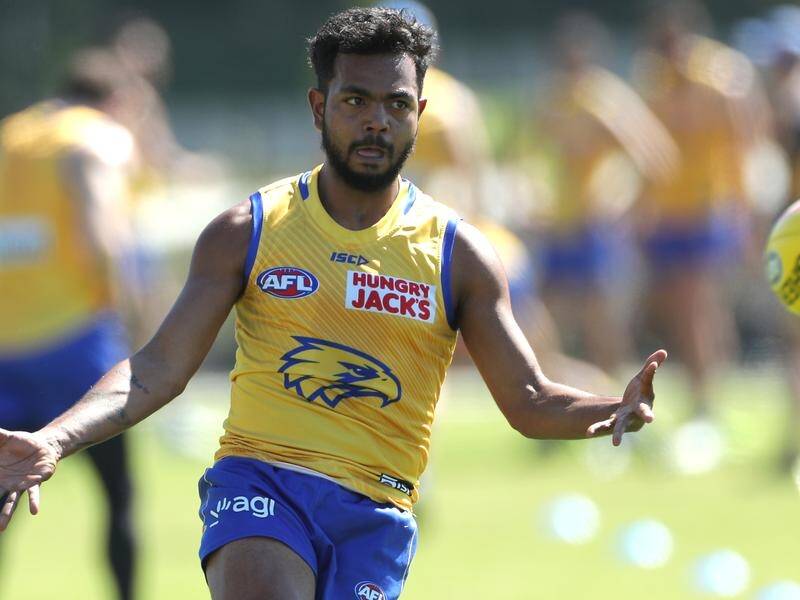 Eagles' Willie Rioli missed the clash with Geelong after being handed a provisional suspension.