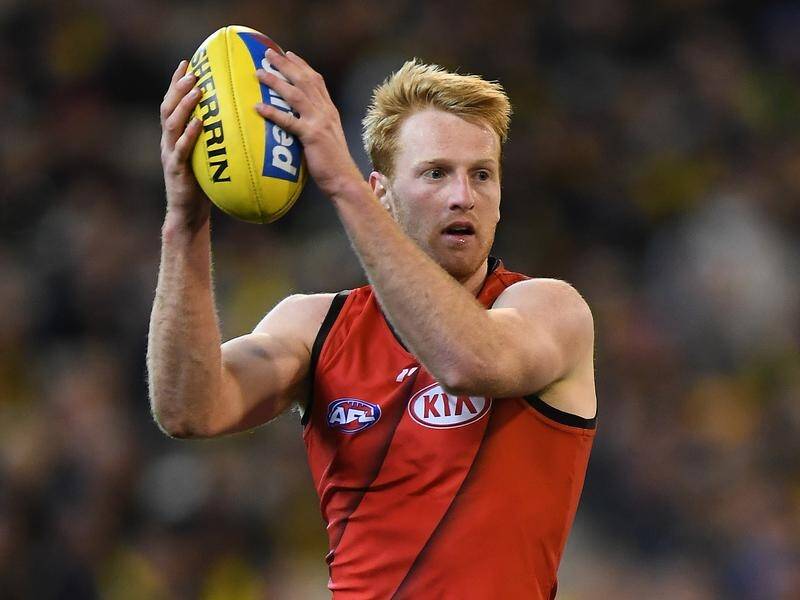 Aaron Francis earned a Rising Star nomination after impressing in Essendon's tight loss to Richmond.