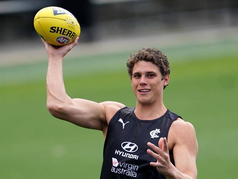 Charlie Curnow won't be rushed back into Carlton's AFL side after his long absence through injury.