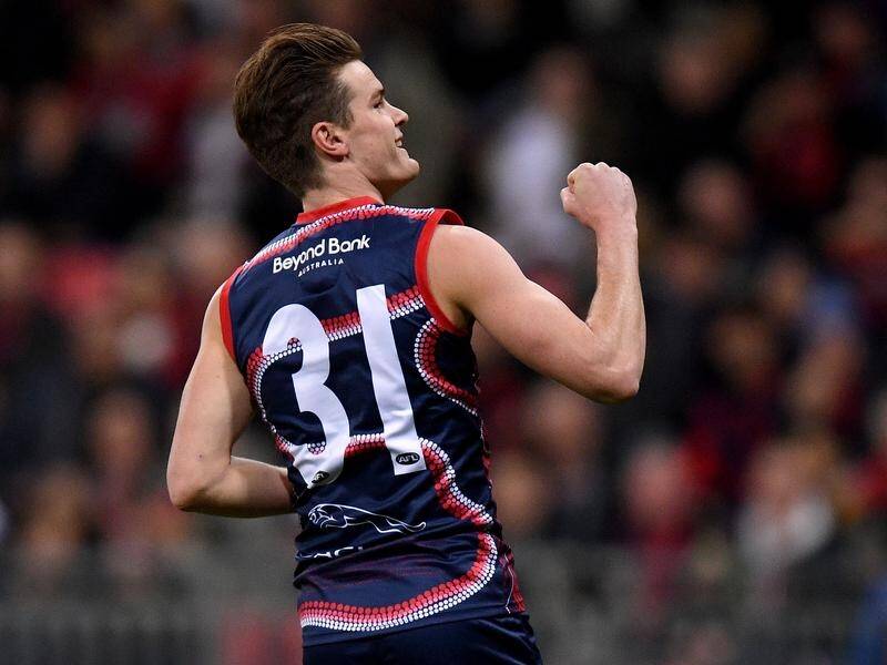 Melbourne coach Simon Goodwi has no issue with Bayley Fritsch's approach to his game.