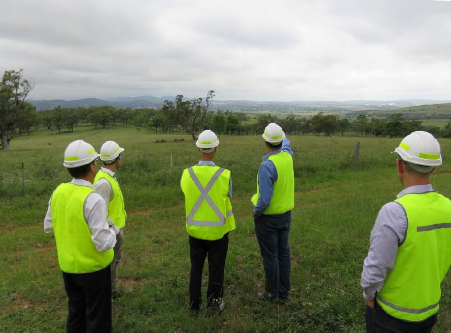 LOOKING AROUND: Members of the Board of MACH Energy Australia visit the Mount Pleasant Project site days after striking a deal with Rio Tinto to purchase the coal asset.