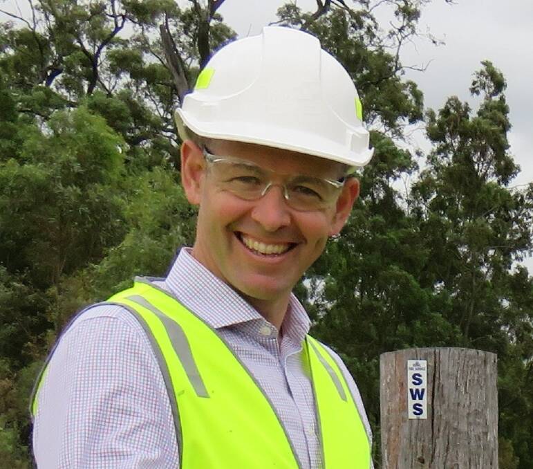 INSPECTION: The managing director of MACH Energy Australia, Scott Winter, during his site visit to Mt Pleasant near Muswellbrook on February 4, 2016 after the signing of a binding agreement to purchase the project from Rio Tinto.

