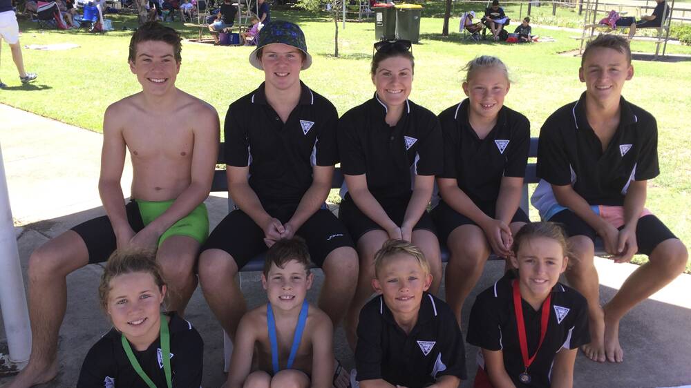 SUCCESS: The Muswellbrook swimming squad.