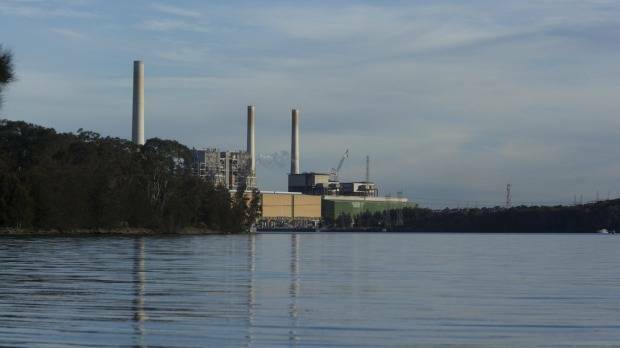 Vales Point power station in Lake Macquarie.