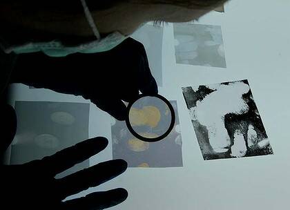 History of prints... police examination of fingerprints.