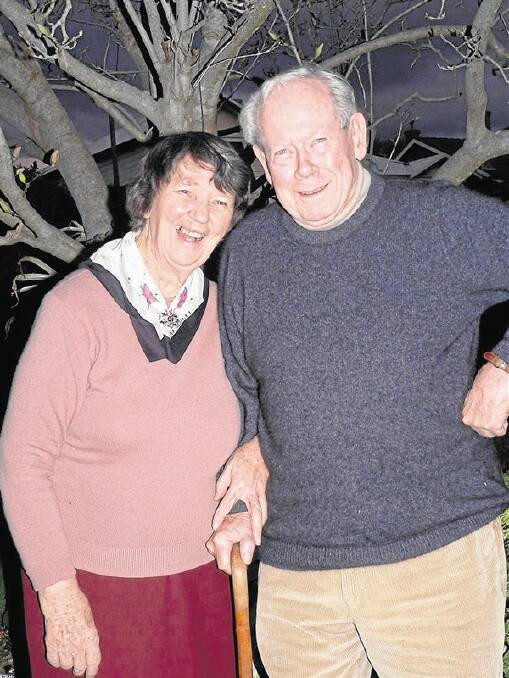 Muswellbrook memories: Colleen and Bernard McClintock in 2008.