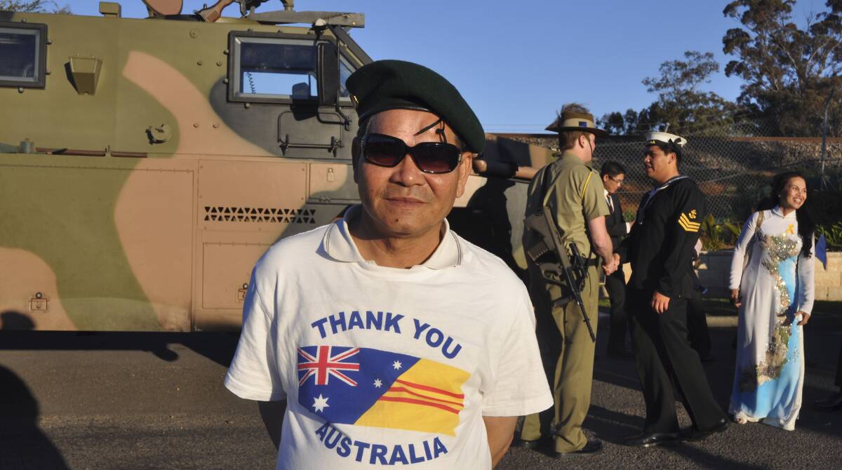 THANK YOU: Bob Tran was delighted with the ceremonies on Sunday.